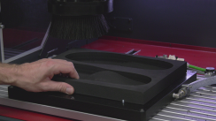 ICV 4030 XYZ CNC-maskin: ICV4030 och ICP4030 kan till exempel användas för att fräsa skoinlägg